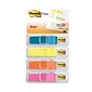 Post-it® Flags, .47" Wide, Assorted Colors, 140 Flags/Pack (683-4ABX)