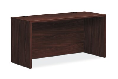 HON Foundation Credenza Shell, 60W x 24D x 29H, Mahogany Finish (HONLM60CRDN)