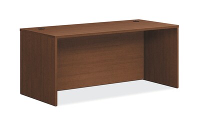 HON Foundation Desk Shell, 66W x 30D, Shaker Cherry Finish (HONLM6630F)