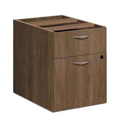 HON Foundation Pedestal File, 1 Box / 1 File Drawer, Pinnacle Finish (HONLMBFPNC)