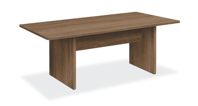 HON Foundation 72W x 36D Rectangle Conference Table, Panel Base, Pinnacle Finish (HONLMC72RPNC)