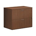 HON Foundation Lateral File, 2 Drawers, Shaker Cherry Finish (HONLMLATFF)