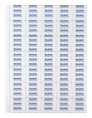 Scotch® Removable Mounting Squares, 11/16 x 11/16, Clear, 35/Pack