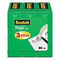 Scotch® Magic™ Tape, 3/4 x 22.2 yds., 3 Rolls (810S3)