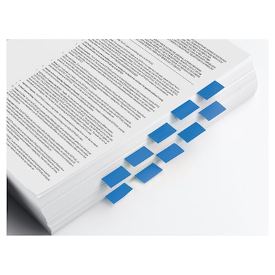 Post-it® Flags, 1 Wide, Blue, 200 Flags/Pack (680-HVBE)