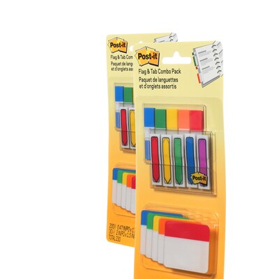 Post-it® Flags & Tabs Value Pack, Assorted Sizes, Assorted Colors, 230/Pack (686-XLP)