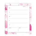 Post-it® Printed Personal Calendar,  6 1/2 x 7.8, Pink (7378-AQUA)