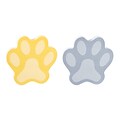 Post-it® Super Sticky Notes, 3 x 3, Assorted Colors, Pawprint-Shaped, 2 Pads/Pack (2050-PAWPRT-MX)
