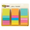 Post-it® Super Sticky Notes, 3 x 3, Miami Collection, 15 Pads/Pack (654-15SSMULTI2)