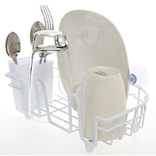 Kitchen Details In-Sink Compact Dish Drainer, White (4195-WHITE)