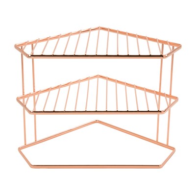 Kitchen Details Corner Shelf, Copper (23380-COPPER)