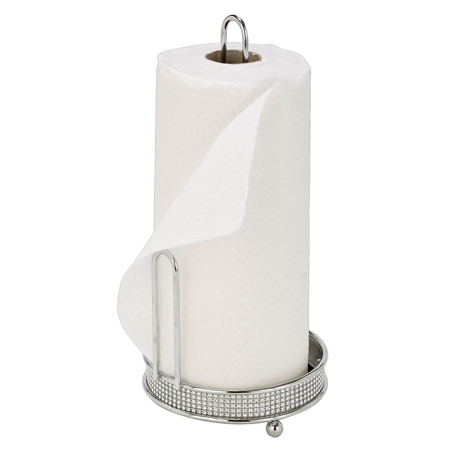 Kitchen Details Paper Towel Holder, Pave Diamond (22908-CHR)