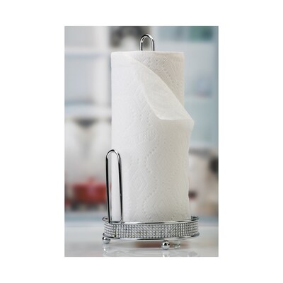 Kitchen Details Paper Towel Holder, Pave Diamond (22908-CHR)