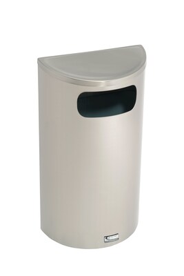 Suncast Commerrcial 9 Gallon Crescent Side Load Metal Trash Can (MTCRES900)
