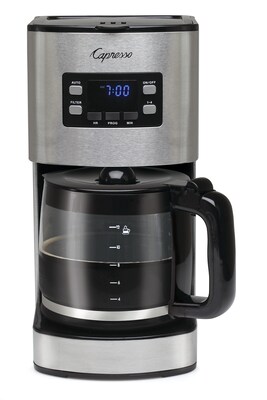 Capresso SG300 12-Cups Automatic Drip Coffee Maker, Stainless Steel (434.05)