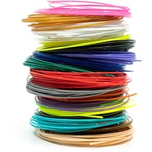 PiKA3D 1.75mm PLA Filament Refill for 3D Pens, Multicolor (PIKA-PLA-100)