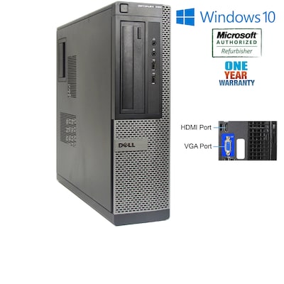 Dell OptiPlex 390 Small Form Factor Intel Core I3 2100 3.1Ghz 8Gb RAM 500Gb Hard Drive, Windows 10 P