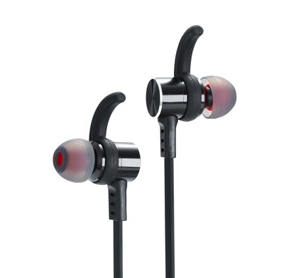 LAX Gadgets Wireless Sweatproof Headphones In-Ear Earphones Black (LAUDEX3-BLK)