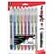 Pentel® Sparkle Pop™ Metallic Gel Pens, 1.0 mm Bold, Assorted Colors, 8/Pack (K91BPS8M)