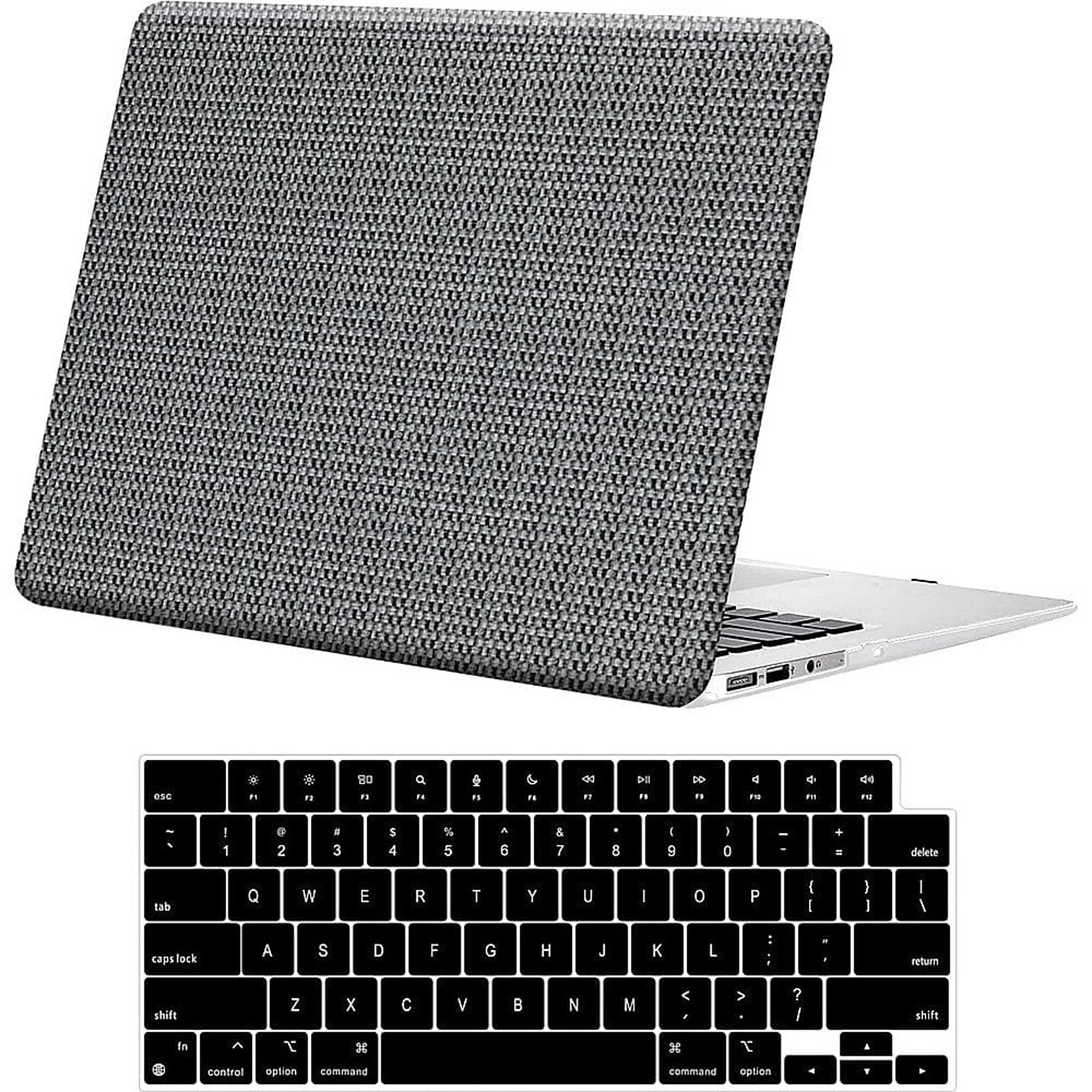 SaharaCase Woven 13.6 Laptop Case for Apple MacBook Air, Charcoal (LT00012)
