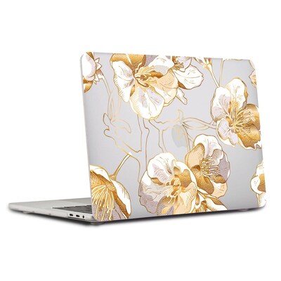 SaharaCase HybridFlex Arts 15 Case for Apple MacBook Air, Clear Floral (LT00017)