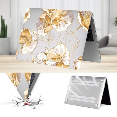 SaharaCase HybridFlex Arts 13" Laptops Case for Apple MacBook Pro, Clear Floral (LT00024)