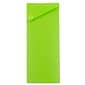 JAM Paper Plastic Sliding Pencil Case Box with Button Snap, Lime Green (2166513298)