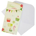 JAM Paper® Christmas Money Cards Set, Festive Wishes, set of 6 (95227799)