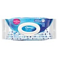 Kleenex Wet Wipes Gentle Clean for Hands and Face, Flip-top Pack, 56 Wipes/Pack (47779)