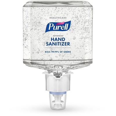 PURELL® care Advanced Hand Sanitizer Gel, Citrus Scent, ES6, 1200 mL Refill, 2/CT (6463-02)