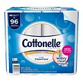 Cottonelle Ultra CleanCare Toilet Paper, Strong Bath Tissue, 48 Double Rolls (48036)