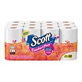 Scott ComfortPlus 1-Ply Double Roll Toilet Paper, White, 231 Sheets/Roll, 24 Rolls/Pack (47620)