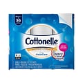 Cottonelle Ultra CleanCare Toilet Paper, 1-Ply, White, 18 Double Rolls (47764)