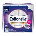 Cottonelle Ultra ComfortCare Toilet Paper, 2-Ply, White, 48 Double Rolls (48639)