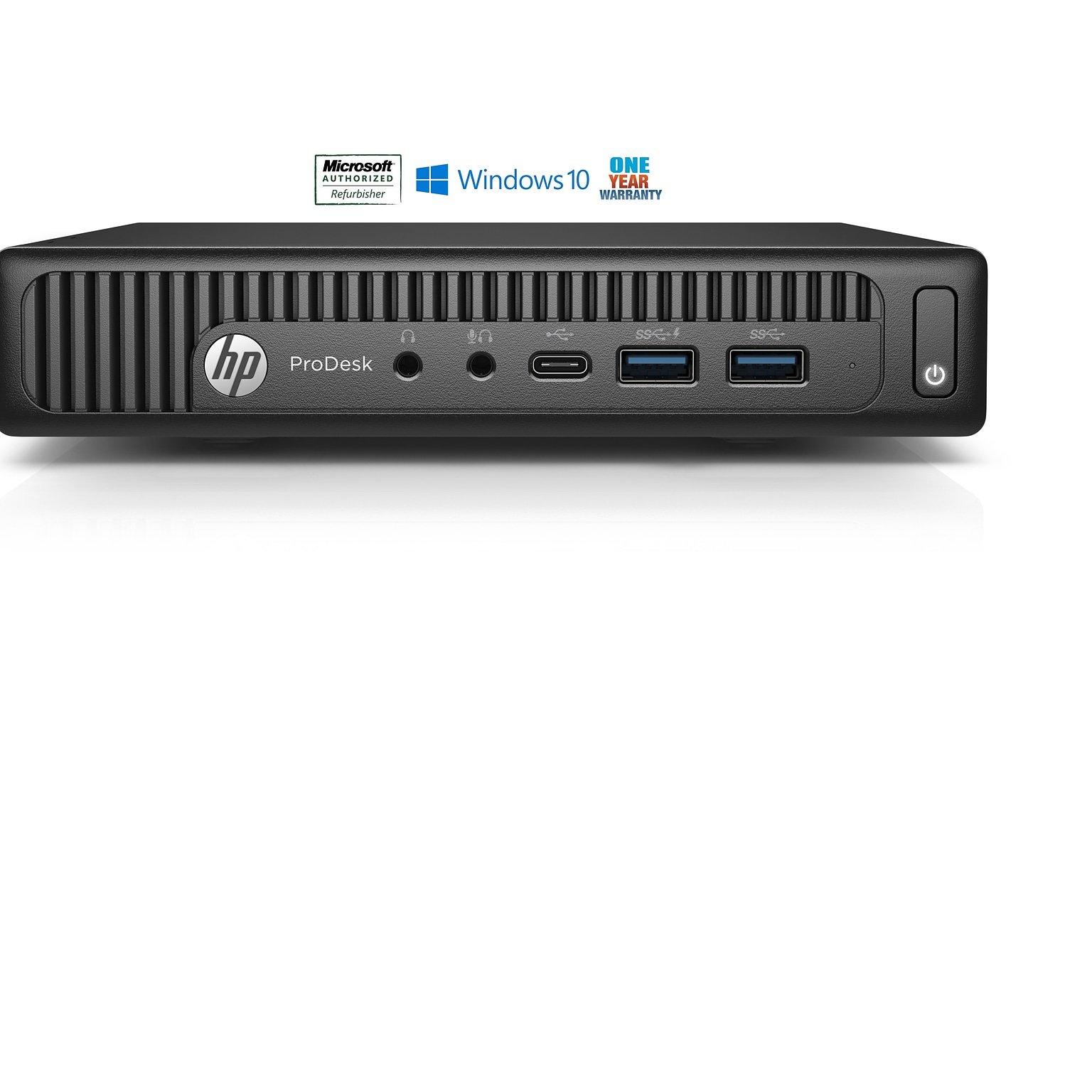 Refurbished Hp ProDesk 600G1 Mini Desktop Intel Core I3 4160T 3.1Ghz 8Gb Ram 256Gb Solid State Drive Windows 10 Pro