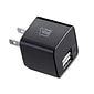 LAX Gadgets Micro USB 6ft Charger with Wall Charger Black (MUSBWALL6FT-BLK)