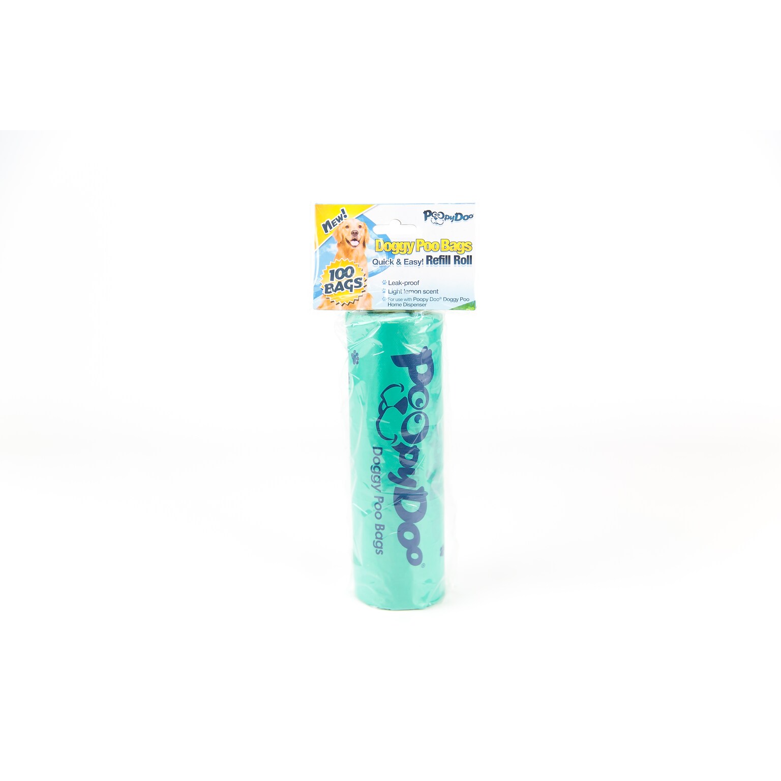 Poopy Pouch Doggy Doo Pet Waste Bags, Green, 12 Rolls/Case (RPD-DOGGY BAGS)