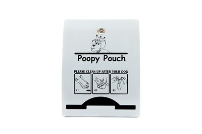 Poopy Pouch Express Pet Waste Bag Dispenser, Beige (PP-EXP-METALLIC)