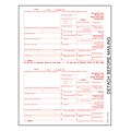 TOPS® 1099B Tax Form, 1 Part, Federal - Copy A, White, 8 1/2 x 11, 50 Sheets/Pack