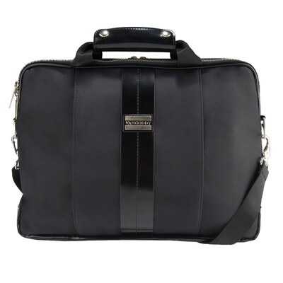 Vangoddy Laptop Notebook Messenger Bag Business Case 14 to 15.6 Inch, Black (PT_MSBLEA121_M)