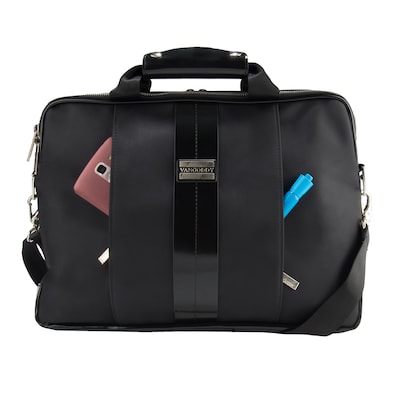 Vangoddy Laptop Notebook Messenger Bag Business Case 14 to 15.6 Inch, Black (PT_MSBLEA121_M)