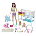 Barbie Skipper Babysitters Inc Nap ‘n Nurture Nursery Dolls and Playset