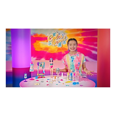 Mattel Barbie Color Reveal Tie Dye Fashion Maker (HCD29)
