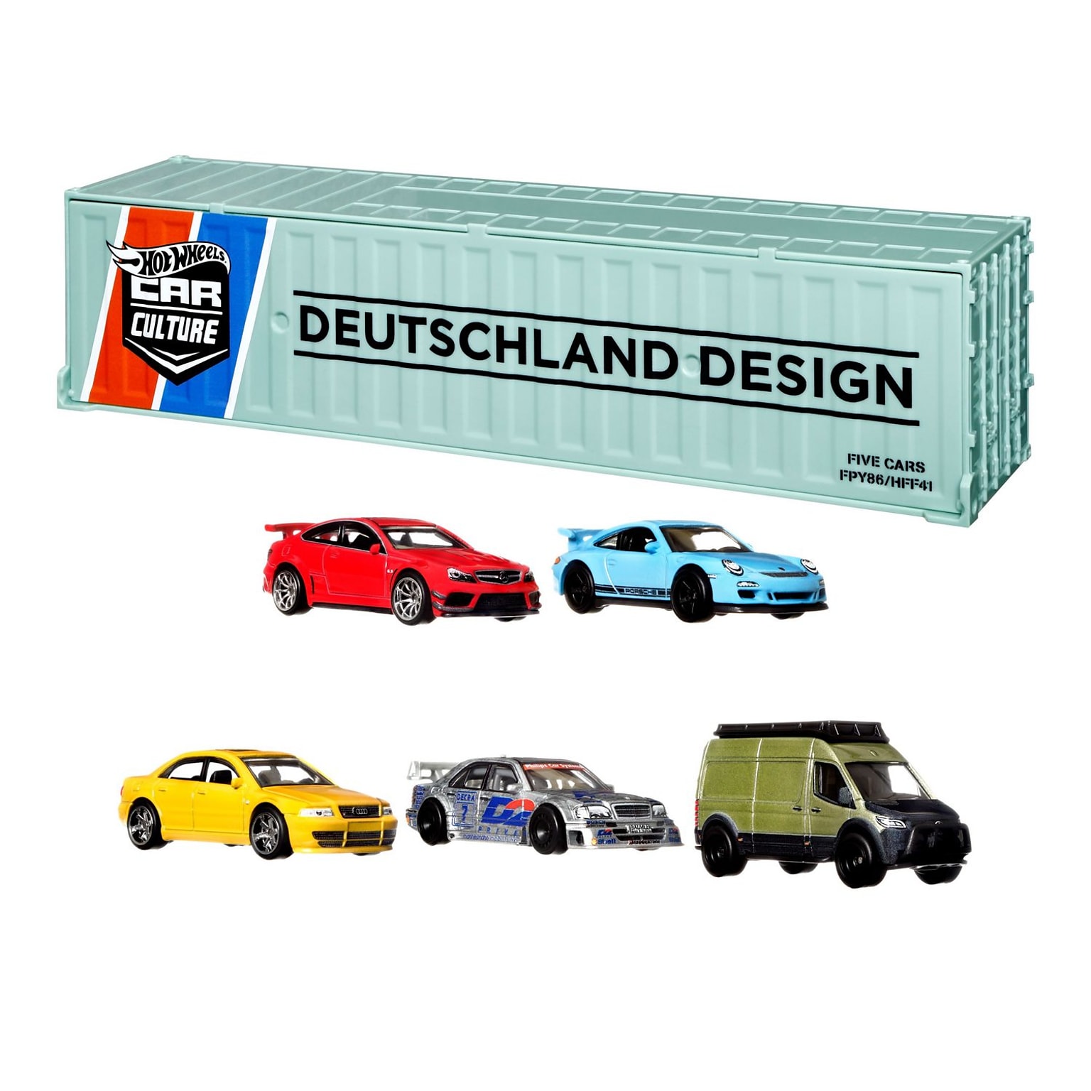 Hot Wheels Premium Car Culture, Deutschland Design Container Set