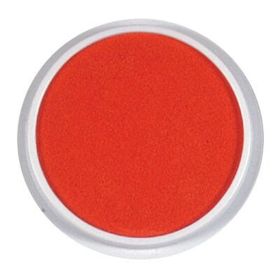 CENTER Jumbo 6" Circular Washable Paint/Ink Pad, Orange (CE-6602)