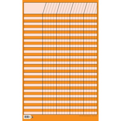 Creative Teaching Press Orange Small Vertical Incentive Chart, 14 x 22 (CTP5076)