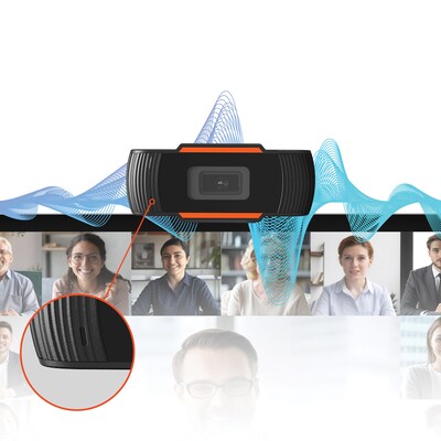 Hypergear HD 1920 x 1080 General Purpose Webcam, 4 Megapixels, Black (HPL15539)