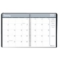 2020-2021 House of Doolittle  8.5 x 11 Monthly 2 Year Planner, Black (HOD262092)