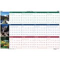 House of Doolittle 2019 Laminated Wipe Off Wall Calendar Earthscapes Scenic Reversible 24 x 37  (HOD393)