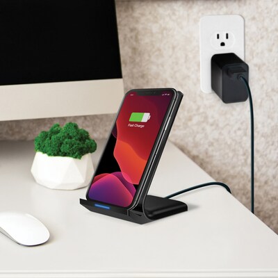 HyperGear 10-Watt Wireless Fast-Charging Stand, Black (14519)